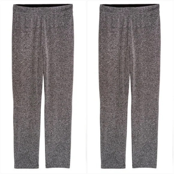 H&M glitter skinny ankle pants - Picture 1 of 2